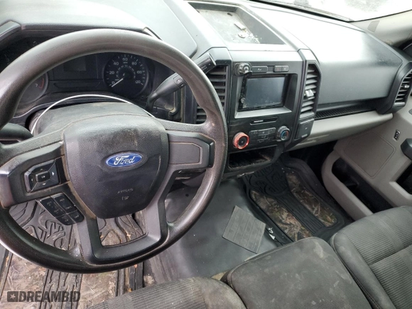2019 Ford F-150 XL with VIN 1FTMF1C59KKD08336, listed as a Copart auction lot 89104555 with 0 mi miles and Salvage Title. Bid and sale history available at carsss.com. Image 8.