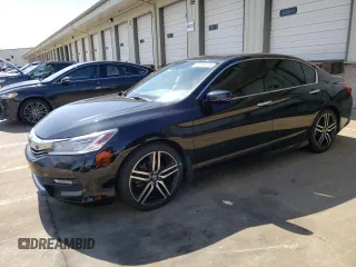 2017 Honda Accord Touring with VIN 1HGCR3F93HA009759, listed as a Copart auction lot 52284115 with 100,707 mi miles and Salvage title. Bid and sale history available at DreamBid. Image 1.