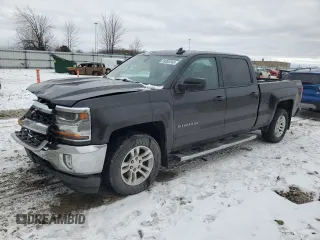 2017 Chevrolet Silverado 1500 LT with VIN 1GCUKREC7HF163496, listed as a Copart auction lot 89000345 with 89,827 mi miles and Non Repairable. Bid and sale history available at DreamBid. Image 1.