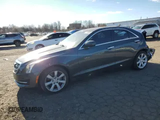 2015 Cadillac ATS Standard AWD with VIN 1G6AG5RX8F0135123, listed as a Copart auction lot 87646585 with 130,446 mi miles and Salvage title. Bid and sale history available at DreamBid. Image 1.