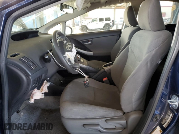 2013 Toyota Prius One with VIN JTDKN3DUXD1725534, listed as a Copart auction lot 51963425 with 188,447 mi miles and Salvage Title. Bid and sale history available at DreamBid. Image 7.