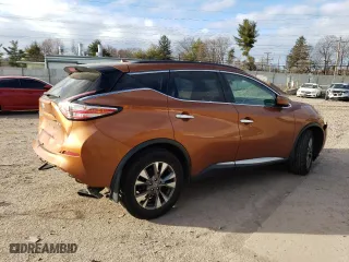 2015 Nissan Murano Platinum with VIN 5N1AZ2MH0FN287093, listed as a Copart auction lot 43583183 with 105,554 mi miles. Bid and sale history available at carsss.com. Image 3.