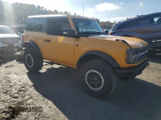 2022 Ford Bronco with VIN 1FMDE5CPXNLA84807, listed as a Copart auction lot 79506224 with 18,470 mi miles and Salvage title. Bid and sale history available at DreamBid. Image 4.