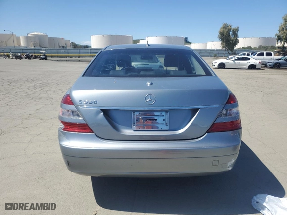 2007 Mercedes-Benz S-Class 5.5L V8 with VIN WDDNG71X07A080500, listed as a Copart auction lot 51584365 with 156,243 mi miles and Salvage Title. Bid and sale history available at carsss.com. Image 6.