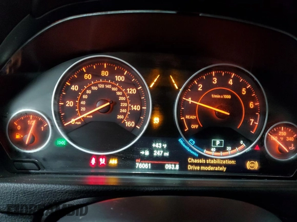 2019 BMW 4 Series 440i xDrive with VIN WBA4J7C52KBM76141, listed as a Copart auction lot 44150965 with 76,061 mi miles and Salvage Title. Bid and sale history available at carsss.com. Image 9.