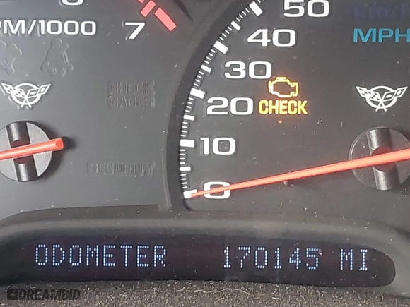 1998 Chevrolet Corvette with VIN 1G1YY22G4W5125590, listed as a IAAI auction lot 41578314 with 170,145 mi miles. Bid and sale history available at carsss.com. Image 16.