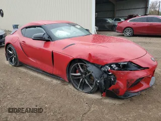 2020 Toyota GR Supra 3.0 with VIN WZ1DB4C05LW025865, listed as a Copart auction lot 87615805 with 0 mi miles and Salvage Title. Bid and sale history available at carsss.com. Image 4.