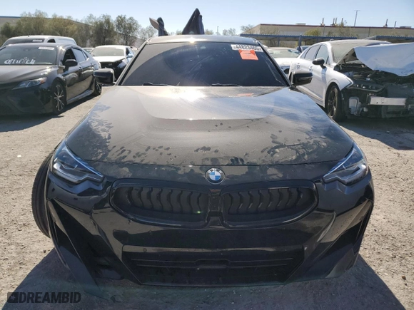 2024 BMW 2 Series 230i with VIN 3MW23CM07R8E89279, listed as a Copart auction lot 44823465 with 4,481 mi miles and Salvage Title. Bid and sale history available at carsss.com. Image 5.