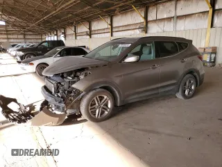 2018 Hyundai Santa Fe 2.4L with VIN 5NMZU3LB0JH055625, listed as a Copart auction lot 63696515 with 92,326 mi miles and Salvage title. Bid and sale history available at DreamBid. Image 1.