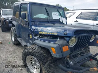 2006 Jeep Wrangler Sport with VIN 1J4FA49S66P732419, listed as a IAAI auction lot 41607851 with 120,099 mi miles. Bid and sale history available at carsss.com. Image 1.