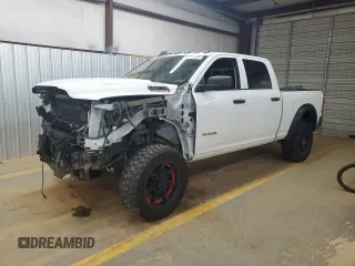 2019 Ram 2500 Tradesman with VIN 3C6UR5CL7KG579679, listed as a Copart auction lot 54554335 with 104,665 mi miles and Salvage title. Bid and sale history available at DreamBid. Image 1.