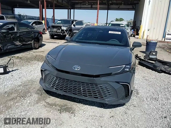 2025 Toyota Camry LE with VIN 4T1DAACK6SU559271, listed as a Copart auction lot 52409575 with 4,474 mi miles and Salvage Title. Bid and sale history available at carsss.com. Image 14.