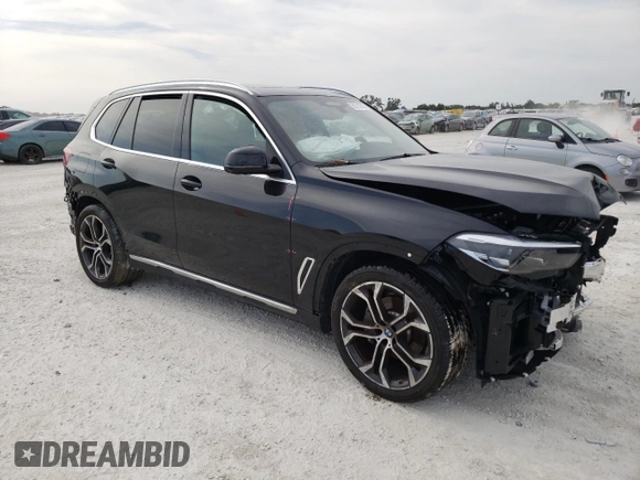 2021 BMW X5 sDrive40i with VIN 5UXCR4C0XM9G05040, listed as a Copart auction lot 50714743 with Not Provided miles and . Bid and sale history available at DreamBid. Image 4.