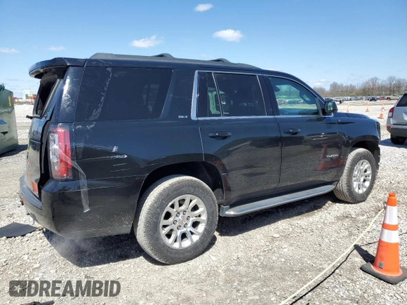 2019 GMC Yukon SLT with VIN 1GKS2BKC0KR337082, listed as a Copart auction lot 51322395 with 96,066 mi miles and Salvage Title. Bid and sale history available at carsss.com. Image 3.