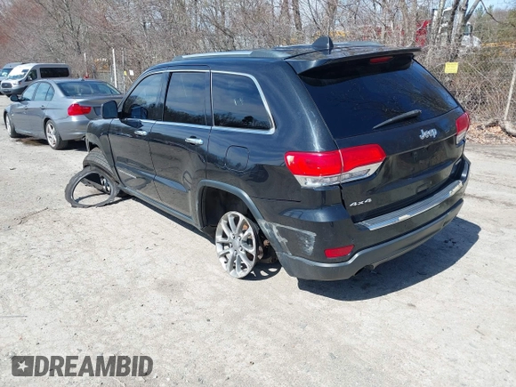 2014 Jeep Grand Cherokee Limited with VIN 1C4RJFBG9EC478215, listed as a IAAI auction lot 41996177 with 171,475 mi miles. Bid and sale history available at carsss.com. Image 3.