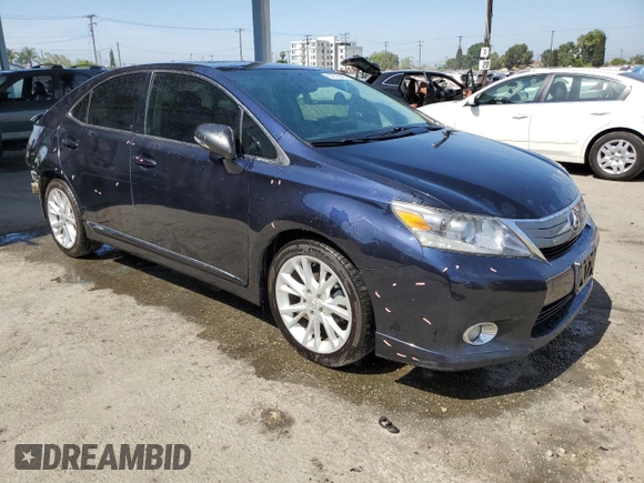 2010 Lexus HS 250h z VIN JTHBB1BA6A2016495, wystawiony jako Copart lot #57615925 z przebiegiem 99 255 mil mil oraz Szkoda całkowita • Salvage title. Historia ofert i sprzedaży dostępna na DreamBid. Obrazek 4.