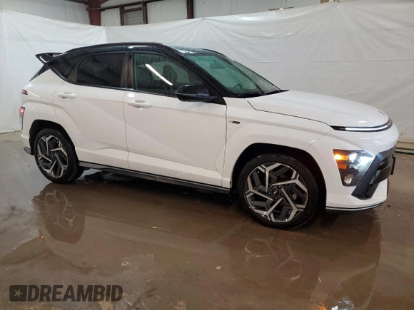 2024 Hyundai Kona N Line with VIN KM8HA3A34RU111730, listed as a Copart auction lot 52965025 with 18,827 mi miles and Clean Title. Bid and sale history available at carsss.com. Image 4.