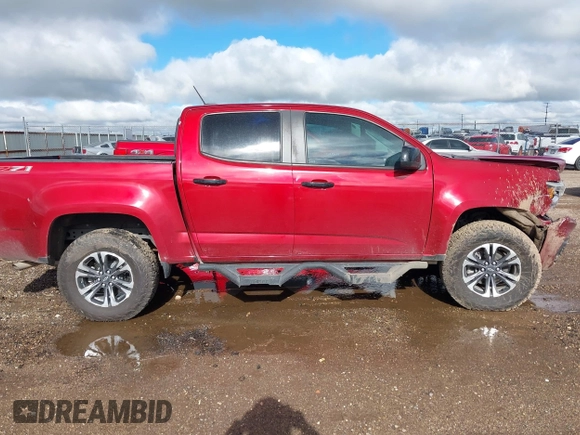 2021 Chevrolet Colorado 2WD Z71 with VIN 1GCGSDEN0M1107165, listed as a IAAI auction lot 42211981 with 115,906 mi miles and . Bid and sale history available at DreamBid. Image 13.