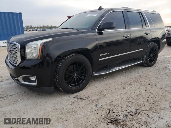 2015 GMC Yukon Denali with VIN 1GKS2CKJ5FR529091, listed as a Copart auction lot 79700904 with 181,642 mi miles and Clean Title. Bid and sale history available at carsss.com. Image 1.