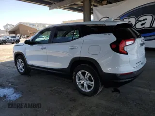 2024 GMC Terrain SLE with VIN 3GKALMEG9RL349154, listed as a Copart auction lot 63334715 with 25,151 mi miles and Salvage title. Bid and sale history available at DreamBid. Image 2.