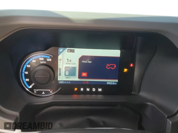 2024 Ford Bronco Big Bend z VIN 1FMDE7BH9RLB50114, wystawiony jako Copart lot #52157635 z przebiegiem 1 002 mil mil oraz Szkoda całkowita • Salvage title. Historia ofert i sprzedaży dostępna na DreamBid. Obrazek 9.