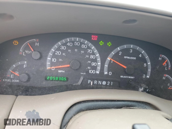 2002 Ford Expedition Eddie Bauer with VIN 1FMRU17W92LA23415, listed as a Copart auction lot 79519044 with 205,830 mi miles and Salvage title. Bid and sale history available at DreamBid. Image 9.