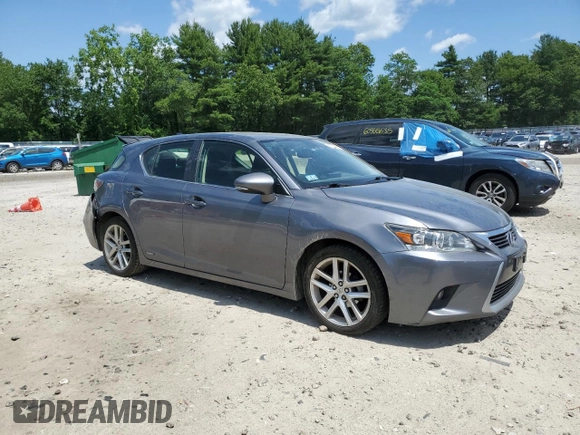 2015 Lexus CT 200h with VIN JTHKD5BH5F2218069, listed as a Copart auction lot 62004465 with 122,466 mi miles and Clean title. Bid and sale history available at DreamBid. Image 4.