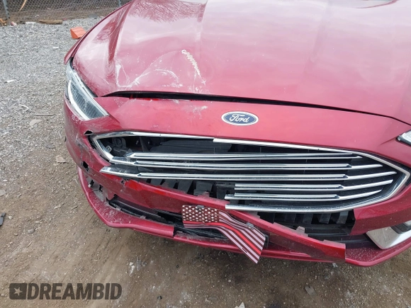2017 Ford Fusion Titanium with VIN 3FA6P0K96HR211741, listed as a IAAI auction lot 41913350 with 51,707 mi miles. Bid and sale history available at carsss.com. Image 6.