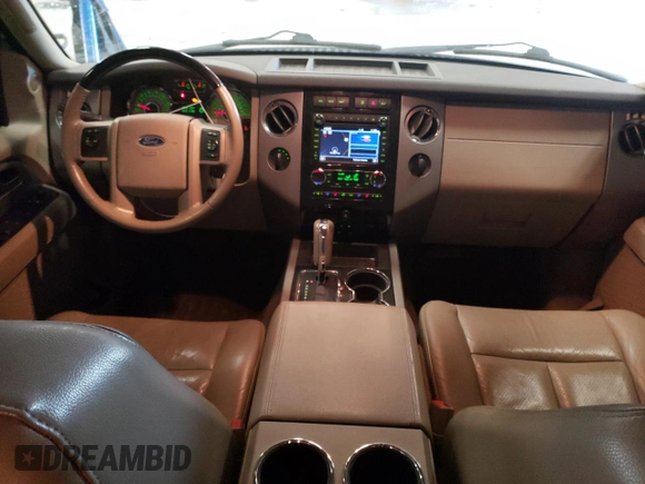 2013 Ford Expedition Max Limited with VIN 1FMJK2A59DEF28774, listed as a Copart auction lot 59143015 with 204,383 mi miles and Clean title. Bid and sale history available at DreamBid. Image 8.