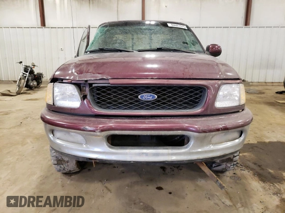 1997 Ford F-150 XL with VIN 1FTDX18W1VNC05543, listed as a Copart auction lot 46687475 with 283,066 mi miles and Clean Title. Bid and sale history available at carsss.com. Image 5.