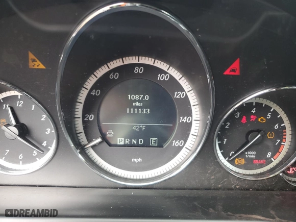 2011 Mercedes-Benz E-Class E 350 with VIN WDDKJ5GB7BF089825, listed as a Copart auction lot 87007964 with 111,133 mi miles and Salvage Title. Bid and sale history available at carsss.com. Image 9.