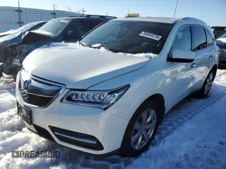 2016 Acura MDX w/Advance with VIN 5FRYD4H99GB045420, listed as a Copart auction lot 86884874 with 0 mi miles and Salvage Title. Bid and sale history available at carsss.com. Image 1.
