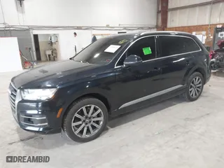 2017 Audi Q7 Premium Plus with VIN WA1LAAF74HD053058, listed as a IAAI auction lot 42008360 with 210,228 mi miles. Bid and sale history available at carsss.com. Image 2.