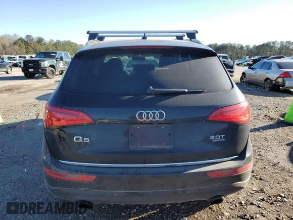 2017 Audi Q5 Premium with VIN WA1C2AFP3HA066737, listed as a Copart auction lot 88660545 with 172,669 mi miles and Salvage Title. Bid and sale history available at carsss.com. Image 6.