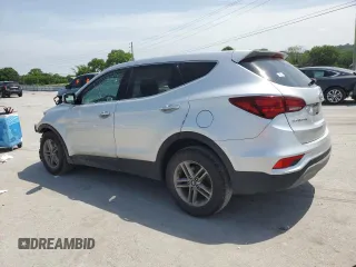 2018 Hyundai Santa Fe 2.4L z VIN 5XYZTDLB5JG551524, wystawiony jako Copart lot #57170985 z przebiegiem 139 248 mil mil oraz Szkoda całkowita • Salvage title. Historia ofert i sprzedaży dostępna na DreamBid. Obrazek 2.