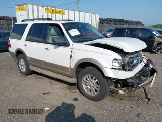 2012 Ford Expedition XLT с VIN 1FMJU1J53CEF10760, выставлен на аукционе IAAI как лот 42557609 с пробегом 81 996 миль миль и . История ставок и продаж доступна на DreamBid. Изображение 1.