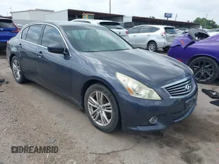 2012 Infiniti G37 Journey with VIN JN1CV6AP9CM930718, listed as a IAAI auction lot 42117682 with 233,460 mi miles. Bid and sale history available at carsss.com. Image 1.