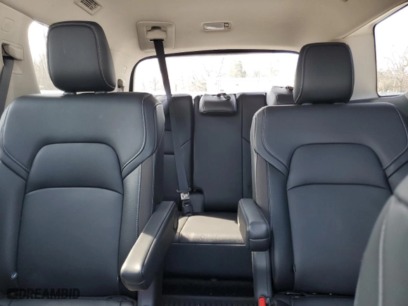 2024 Nissan Pathfinder SL with VIN 5N1DR3CB4RC242402, listed as a Copart auction lot 43834655 with 25,287 mi miles and Salvage Title. Bid and sale history available at carsss.com. Image 10.