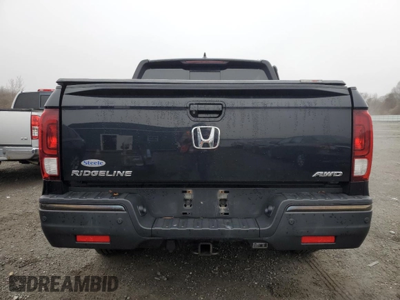 2017 Honda Ridgeline Black Edition with VIN 5FPYK3F89HB503168, listed as a Copart auction lot 82565344 with 130,108 mi miles and Salvage title. Bid and sale history available at DreamBid. Image 6.