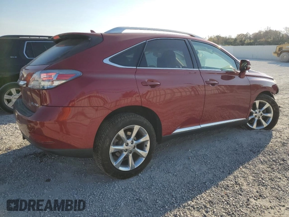 2010 Lexus RX 350 with VIN 2T2BK1BA0AC041889, listed as a Copart auction lot 78606444 with 155,245 mi miles and Salvage title. Bid and sale history available at DreamBid. Image 3.