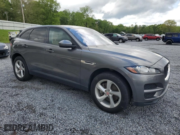 2017 Jaguar F-Pace 35t Premium with VIN SADCJ2BVXHA059128, listed as a Copart auction lot 52948875 with 108,469 mi miles and Clean Title. Bid and sale history available at DreamBid. Image 4.