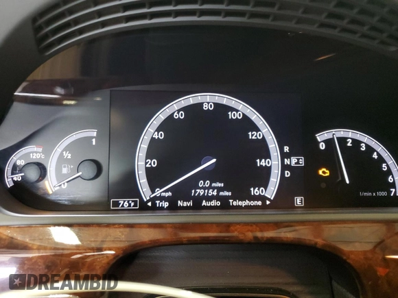 2013 Mercedes-Benz S 550 with VIN WDDNG9EB2DA505687, listed as a Copart auction lot 56362735 with 179,154 mi miles and Clean Title. Bid and sale history available at DreamBid. Image 9.