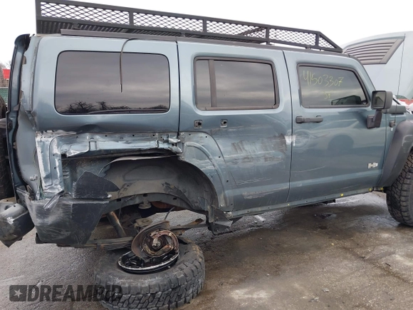 2006 Hummer H3 with VIN 5GTDN136768328477, listed as a IAAI auction lot 41503307 with 186,944 mi miles. Bid and sale history available at carsss.com. Image 6.