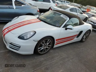 2014 Porsche Boxster with VIN WP0CA2A8XES121446, listed as a Copart auction lot 74572644 with 0 mi miles and Salvage Title. Bid and sale history available at carsss.com. Image 1.