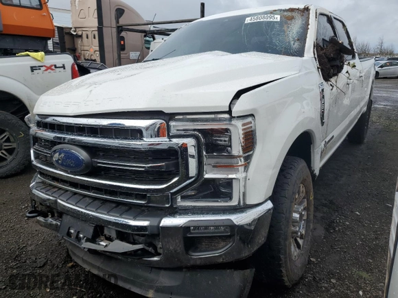 2022 Ford F-350 XL with VIN 1FT8W3BT4NED76141, listed as a Copart auction lot 45808095 with 58,568 mi miles and Salvage title. Bid and sale history available at DreamBid. Image 1.