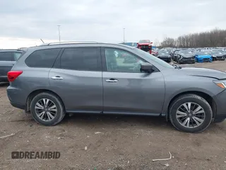 2017 Nissan Pathfinder SV with VIN 5N1DR2MM0HC655538, listed as a IAAI auction lot 42083473 with 92,796 mi miles and . Bid and sale history available at DreamBid. Image 13.