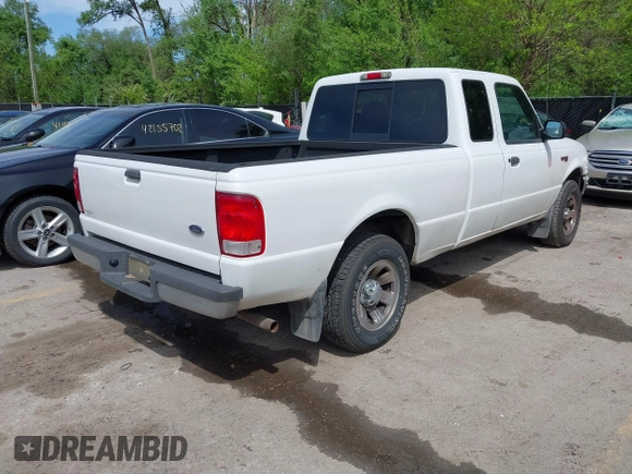 2000 Ford Ranger XL with VIN 1FTYR14V9YPA89591, listed as a IAAI auction lot 42139925 with 63,304 mi miles. Bid and sale history available at carsss.com. Image 4.