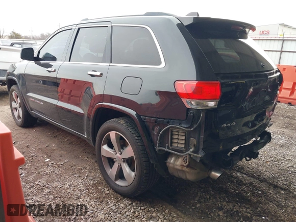 2015 Jeep Grand Cherokee Overland with VIN 1C4RJFCT4FC138404, listed as a IAAI auction lot 41188085 with 152,486 mi miles. Bid and sale history available at carsss.com. Image 3.