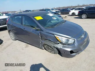 2016 Hyundai Accent SE with VIN KMHCT5AE8GU247843, listed as a IAAI auction lot 41672555 with 121,510 mi miles. Bid and sale history available at carsss.com. Image 1.