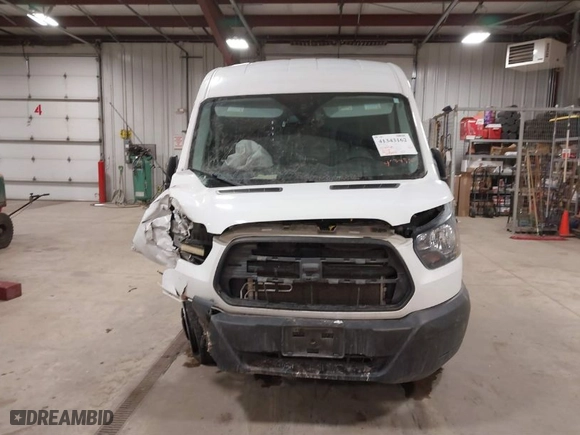 2019 Ford Transit Van with VIN 1FTYE2CM8KKB86859, listed as a IAAI auction lot 41343162 with NaN miles. Bid and sale history available at carsss.com. Image 12.